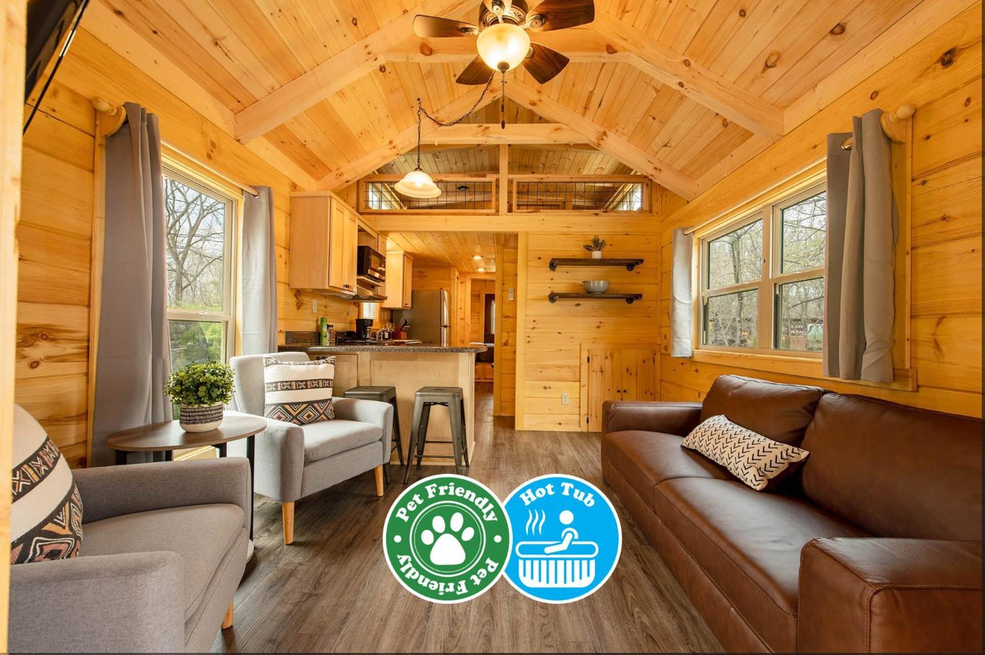 Meg Cabin Tiny Rustic Comfort On Lookout Mtn Chattanooga Exteriör bild