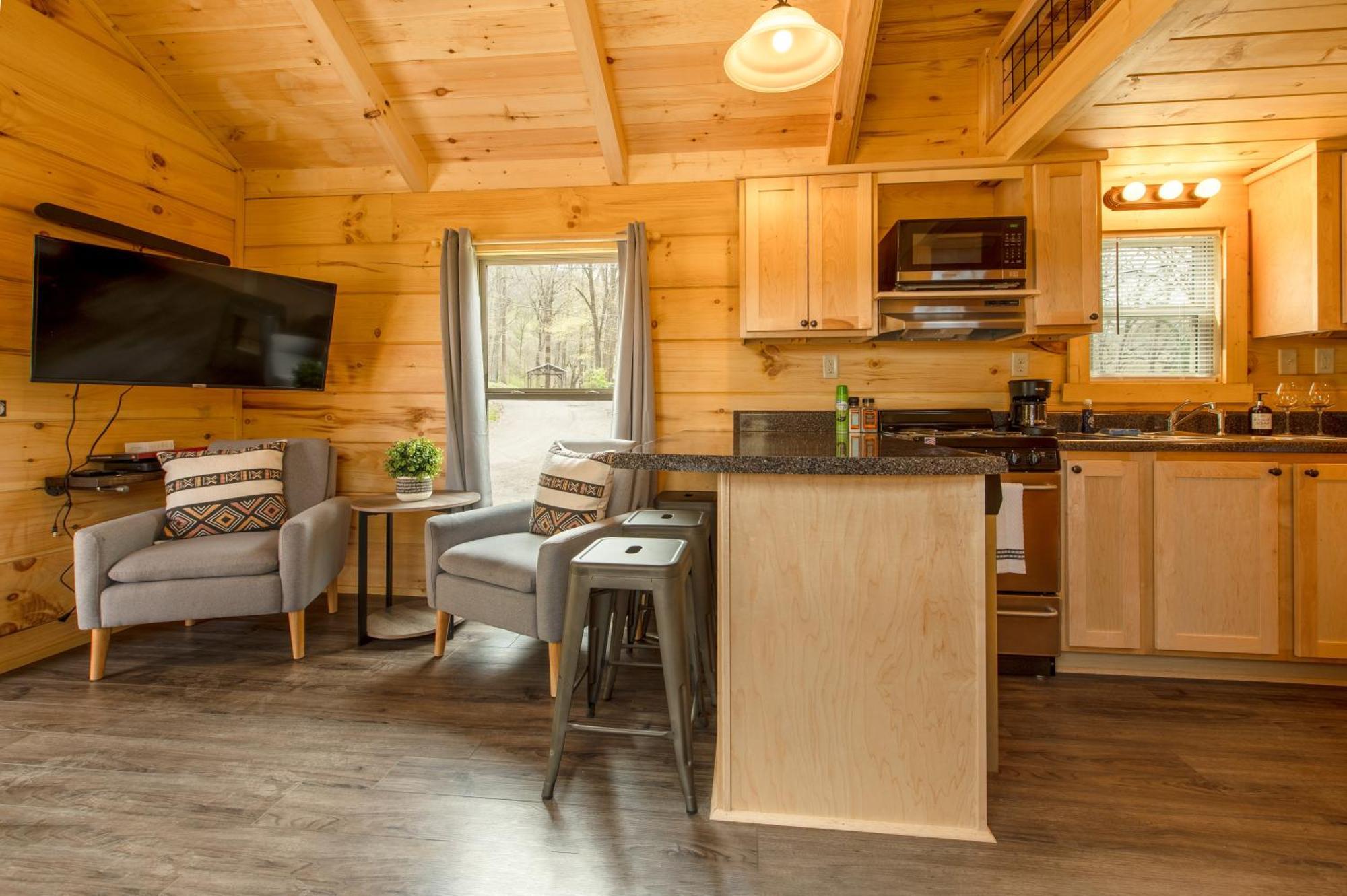 Meg Cabin Tiny Rustic Comfort On Lookout Mtn Chattanooga Exteriör bild